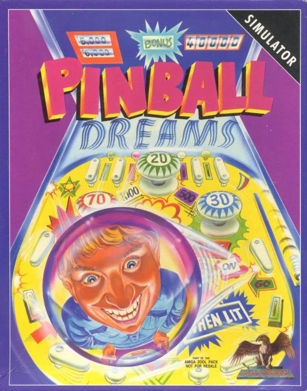Pinball Dreams box art for Amiga